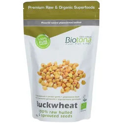 Biotona Buckwheat Raw Hulled & Sprouted Seeds
