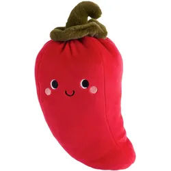 Patinio Plüschfigur , Grün, Rot , Kunststoff, Textil , Füllung: Polyester , 13x27x12 cm , Spielzeug, Kuscheltiere