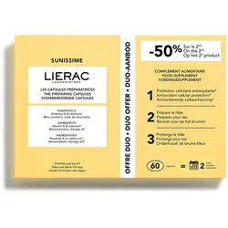 Lierac SUNISSIME Duo Sonnen Vorbereitungskapseln 60 Stck.