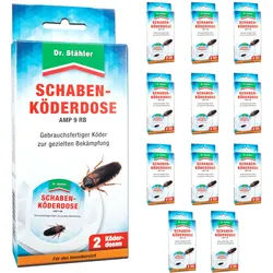 Silberkraft Schaben Köderdose 24 St