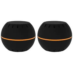 SHELLY Luftfeuchtigkeits- und Temperatursensor H&T, schwarz, 2 Stück