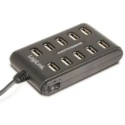 LOGILINK USB 2.0-Hub UA0125, 10-Port