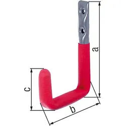 Wandhaken abgewinkelt - 215 / 153 / 85