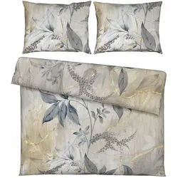 Bettwäsche Chiara XXL Beige ca. 200x220cm