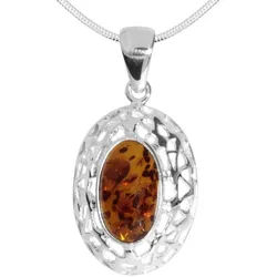 OSTSEE-SCHMUCK Kette mit Anhänger Ostsee-Schmuck Kette mit Anhänger Vara Kette mit Anhänger Vara (2-tlg) silberfarben 45 cm