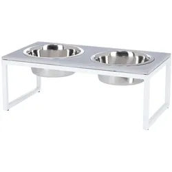 daslagerhaus living Napf Hundenapf Dimo Design weiss beton