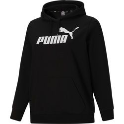 Puma Essentials Logo Hoodie FL Plus cotton black (01) 1X