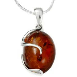 OSTSEE-SCHMUCK Kette mit Anhänger Ostsee-Schmuck Kette mit Anhänger Gesine (2-tlg) silberfarben 45 cm