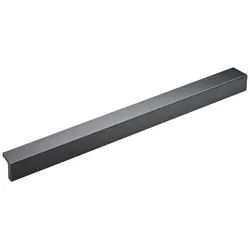 SO-TECH® Möbelgriff Griffleiste BLACKLINE XVII schwarz matt (1-St), Bohrlochabstand (BA) 320 mm Profilgriff inkl. Schrauben schwarz Bohrlochabstand 320 mm