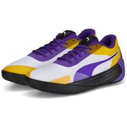 Puma Hallen-Indoorschuhe Fusion Nitro Team weiss/violett Herren