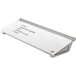 Nobo Glas Desktop Whiteboard Pad, weiß, Sicherheitsglas, 460 x 60 x 150