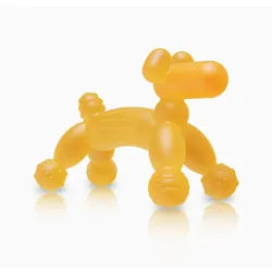 XDeer Beißring Beißring für Baby Niedliches Welpen Desig Baby Greifling Wundes, Zahnfleisch zu Stimulieren und zu Massieren Zahnungshilfe gelb