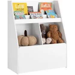 SoBuy Kinderregal Weiß , Holzwerkstoff , 76x100x40 cm , Babymöbel & Kindermöbel, Babyzimmer, Babyregale & Kinderregale