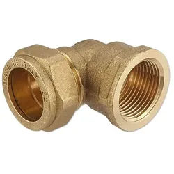 Klemmverschraubung für Kupferrohre - Winkel 18 mm x 1/2'' IG für Heizung und Trinkwasser