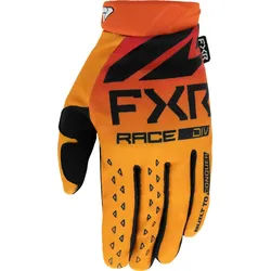 FXR Reflex 2023 Jugend Motocross Handschuhe, schwarz-orange, Größe XL