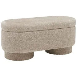 Sitzbank Marilyn Taupe mit Stauraum