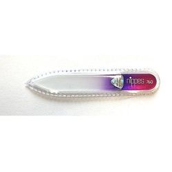 nippes Solingen Glasnagelfeile Rainbow klein Lila 1 St