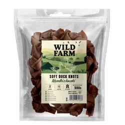WILD FARM Entenknoten 500g Hundeleckerli
