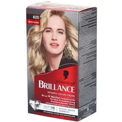 Schwarzkopf® Brillance 825 Beige Blond – Intensive Farbe mit doppeltem Diamantglanz