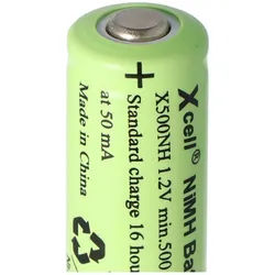 AccuCell Lady Akku 50NH, LR1, Size N NiMH Akku 500mAh mit Kopf, Pluspol, 1,2 Volt