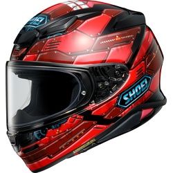 Shoei NXR2 Fortress, Integralhelm - Schwarz/Rot/Blau - XXL