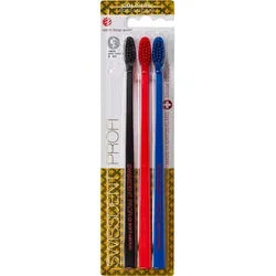 Swissdent Pflege ZahnbuerstenSoft-MediumProfi Colours Trio 1 Stk.