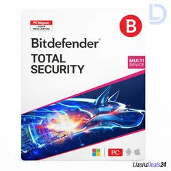 Bitdefender Total Security 2026 | 1 Geräte – 1 Jahr Laufzeit | Multi-Device Premium-Schutz & VPN