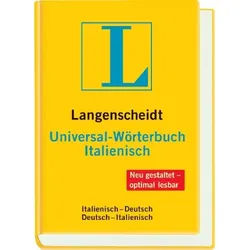 Langenscheidt Universal-Wörterbuch Italienisch: Italienisch-Deutsch/Deutsch-Italienisch