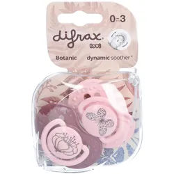 Difrax Tétine Dynamisch Botanisch 0-3mois