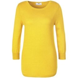 Le pull en soie et cachemire Peter Hahn Seide/Kaschmir jaune