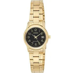 CASIO Luxusuhr LTP-V002G-1B Damen Armbanduhr