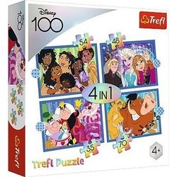 Disney 100 - 4 In 1 Puzzle 100 Jahre Disney / Disneys Lustige Welt