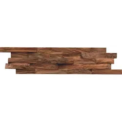 Xxxl Wandverkleidung , Braun , Holz , Teakholz , Holz , 15x2x61 cm , Tapeten & Wandverkleidungen, Wandverkleidung