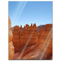 Bilderdepot24 Glasbild, Bryce Canyon bunt 60 cm x 80 cm