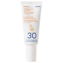 Korres Yoghurt Getöntes Sonnencreme-Gel für das Gesicht SPF30 40 ml