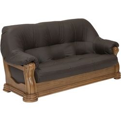 Max Winzer Arkansas Sofa 3-Sitzer Leder braun