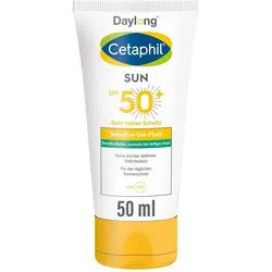 Cetaphil SUN Sensitive Gel-Fluid SPF 50+ Extra-leichter Sonnenschutz Gesicht Gel 50 ml Unisex 50 ml Gel