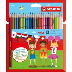 STABILO Buntstift 24 color Buntstifte farbsortiert