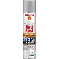 Alpina Sprühmetallschutz-Lack Anti Rost 400 ml grau glänzend