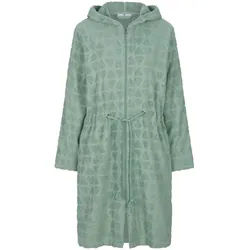 Le peignoir bain femme 100% coton Peter Hahn vert