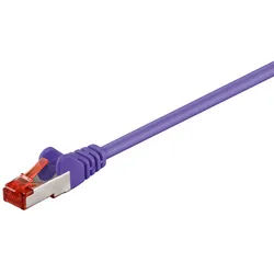 Goobay 3m CAT 6 Patchkabel, S/FTP PiMF, Violett