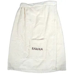 Dyckhoff Kilt Saunakilt für Damen und Herren beige Damen 70 x 140