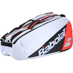Babolat Tennis-Racketbag (Schlägertasche, 2 Hauptfächer) Pure Strike weiss 6er