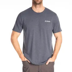 Klim Saddle Mountain Tri-Blend T-Shirt, grau-blau, Größe XL für Männer