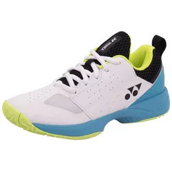 Yonex Tennisschuhe Lumio Allcourt 2024 weiss/türkis Kinder