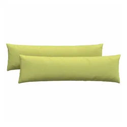 vidaXL Sitzauflage Sofakissen 2 pcs Hellgrün 145 x 40 cm Stoff, (2 St) grün