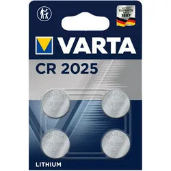 LITHIUM Coin CR2025 3V Blister-4