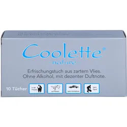 Coolette Nature Erfrischungstuch Vlies 10 ST