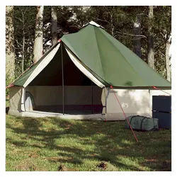 furnicato Faltzelt Familienzelt Grün 305 x 305 x 200 cm - Wasserdicht und Tragbar, (1 tlg) grün 305 cm x 305 cm x 200 cm