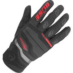 Büse Fresh Motorradhandschuhe, schwarz-rot, Größe S M für Männer